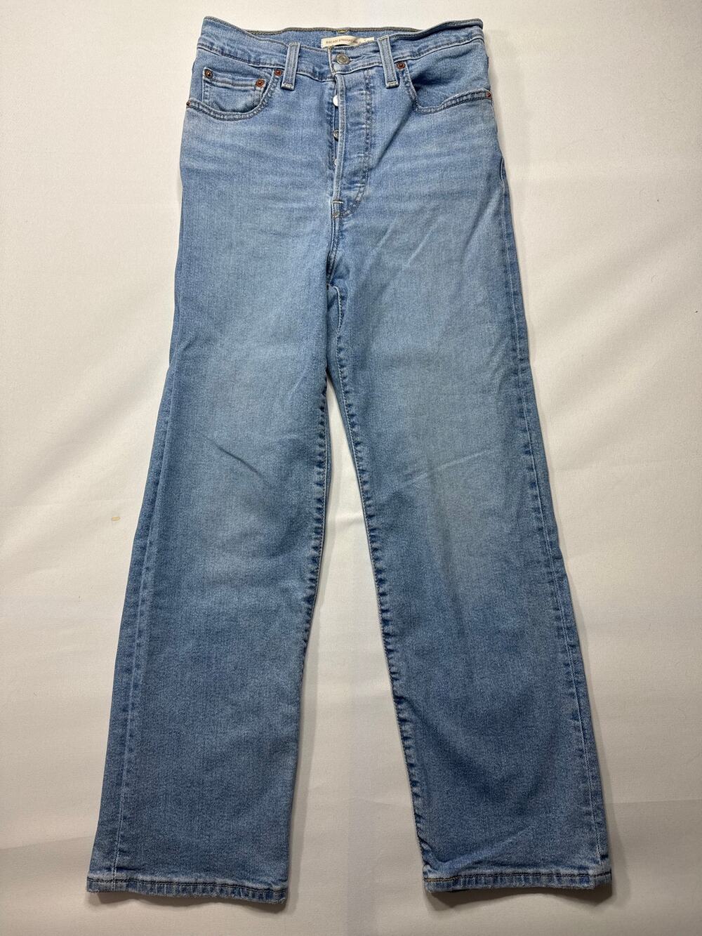 Levi's Women's Wedgie Straight Leg Blue Jeans - Size 27x27 (26x26)